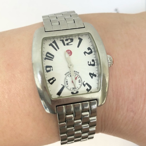🔴❤️Authentic MICHELE Sterling Silver Watch 🔴❤️ - Picture 4 of 14